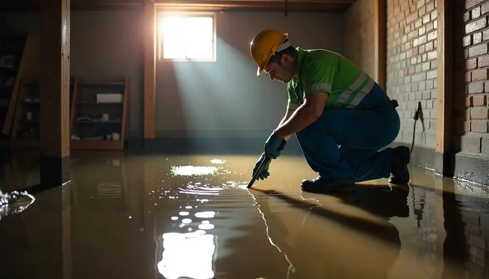 Professional water damage restoration services in Warner, OK